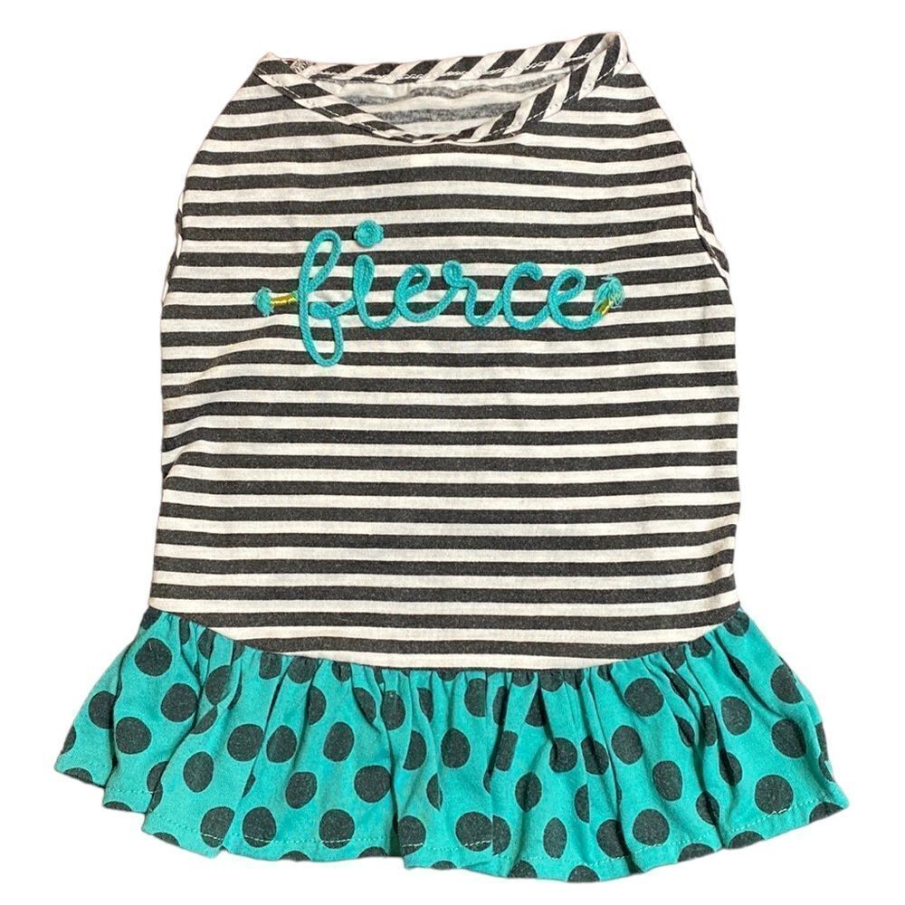 Fierce Striped Dot Dog Dress - Picture 2 of 6